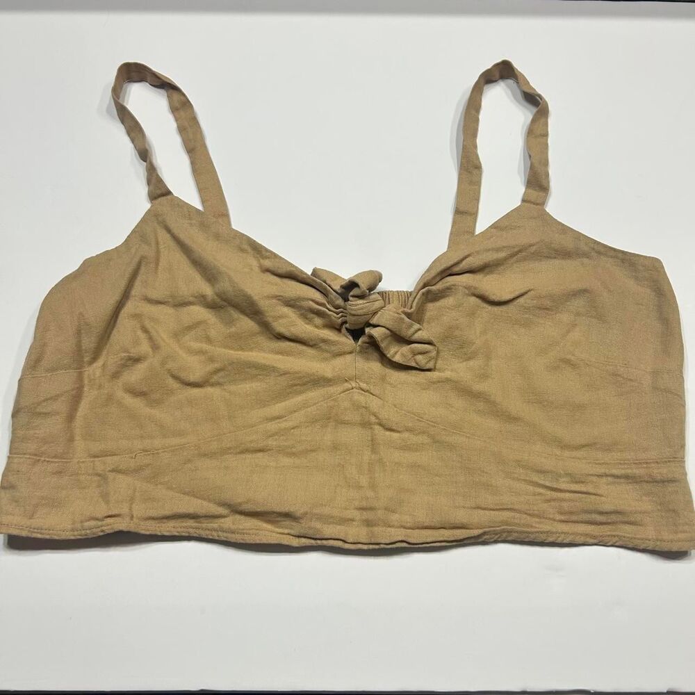 Universal-thread Women's Tan and Khaki Crop-top